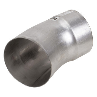 DieselTech® - Aluminized 30 Degree ID-OD Exhaust Elbow Pipe (5" Diameter, 4" Leg A Length, 4" Leg B Length, 6" CLR)