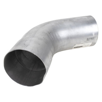 DieselTech® - Aluminized 60 Degree ID-OD Exhaust Elbow Pipe (5" Diameter, 8" Leg A Length, 8" Leg B Length, 6" CLR)