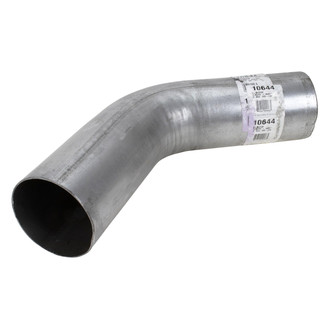DieselTech® - Aluminized 60 Degree OD-OD Exhaust Elbow Pipe (4" Diameter, 8" Leg A Length, 8" Leg B Length, 5" CLR)