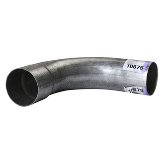 DieselTech® - Aluminized 90 Degree ID-OD Exhaust Elbow Pipe (3" Diameter, 8.25" Leg A Length, 8.25" Leg B Length, 6" CLR)