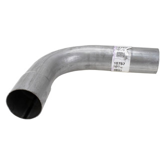 DieselTech® - Aluminized 90 Degree ID-OD Exhaust Elbow Pipe (3" Diameter, 10" Leg A Length, 10" Leg B Length, 5" CLR)