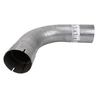 DieselTech® - Aluminized 90 Degree ID-OD Exhaust Elbow Pipe (5" Diameter, 15" Leg A Length, 15" Leg B Length, 8" CLR)