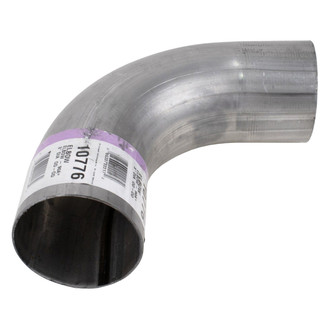 DieselTech® - Aluminized 90 Degree OD-OD Exhaust Elbow Pipe (3" Diameter, 6" Leg A Length, 6" Leg B Length, 3" CLR)