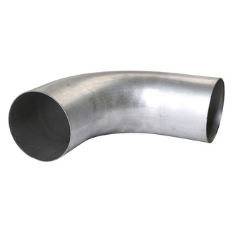 DieselTech® - Aluminized 90 Degree OD-OD Exhaust Elbow Pipe (5" Diameter, 9.5" Leg A Length, 9.5" Leg B Length, 6" CLR)