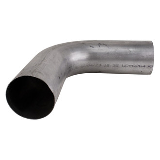 DieselTech® - Aluminized 90 Degree OD-OD Exhaust Elbow Pipe (5" Diameter, 12" Leg A Length, 12" Leg B Length, 6" CLR)