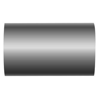 DieselTech® - Aluminized Steel ID-ID Exhaust Pipe Adapter (3.5" ID, 3.5" OD, 4" Length)