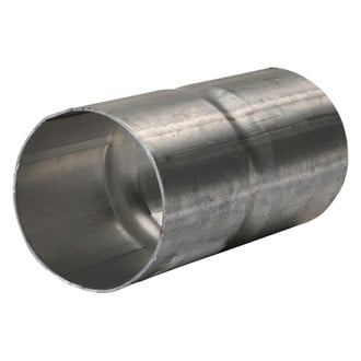 DieselTech® - Aluminized Steel ID-ID Exhaust Pipe Adapter (3" ID, 3" OD, 6" Length)