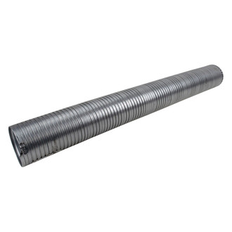 DieselTech® - Pre Cut Galvanized Steel ID-ID Flex Hose (4" Diameter, 36" Length)