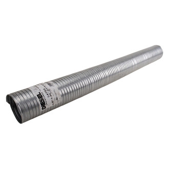 DieselTech® - Pre Cut Galvanized Steel ID-ID Flex Hose (3.5" Diameter, 36" Length)