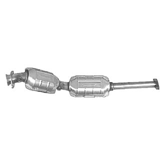 DieselTech® - HD Truck Aluminized Steel Passenger Side Round Exhaust Muffler