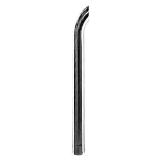 DieselTech® 854725 - ID Style Curved Chrome Exhaust Stack Pipe (5" Inlet, 5" Outlet, 60" Height)