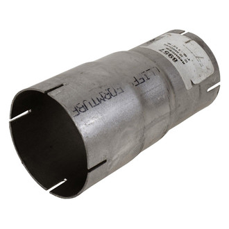 DieselTech® - Aluminized Steel ID-ID Exhaust Pipe Adapter (4" ID, 3.5" OD, 8" Length)