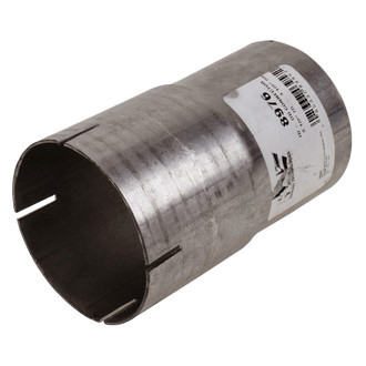 DieselTech® - Aluminized Steel ID-OD Exhaust Pipe Adapter (3.5" ID, 3.5" OD, 6" Length)