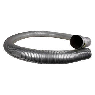 DieselTech® - Galvanized Steel Flex Hose (4" Diameter, 10' Length)