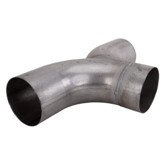 DieselTech® - Splitter T-Adapter Pipe without Bracket (5" Inlet, 5" Outlet, 19" Length)