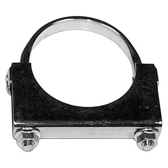 DieselTech® - Flat U-Bolt Chrome Plated Exhaust Clamp (4" D)