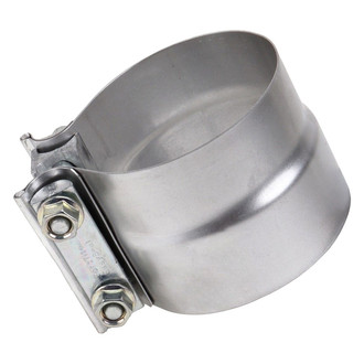 DieselTech® - TorcTite Preformed Lap Joint Band Natural Exhaust Clamp (3.5" D)