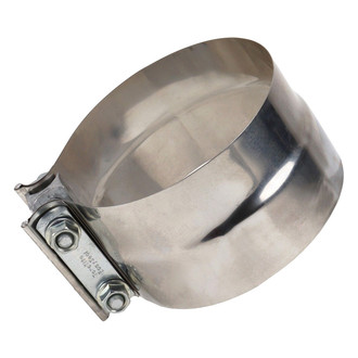 DieselTech® - TorcTite Preformed Lap Joint Band Natural Exhaust Clamp (5" D)