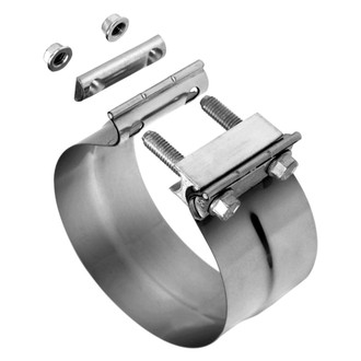 DieselTech® - TorcTite Preformed Lap Joint Band Natural Exhaust Clamp (2" D)