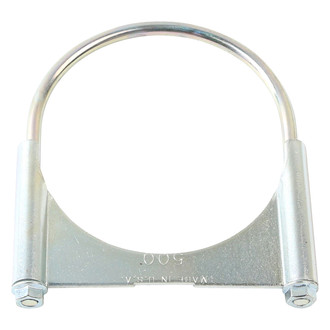 DieselTech® - Heavy Duty Guillotine Zinc Plated Exhaust Clamp (5" D)