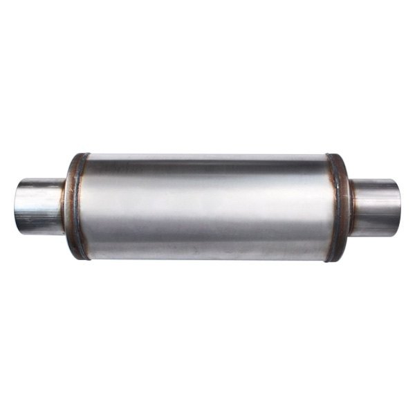 Different Trend® - Flow II Series Stainless Steel Round Gray Exhaust Muffler