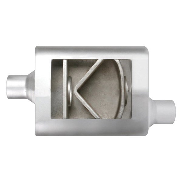 Different Trend® - Flowsound Series Stainless Steel Oval Gray Exhaust Muffler