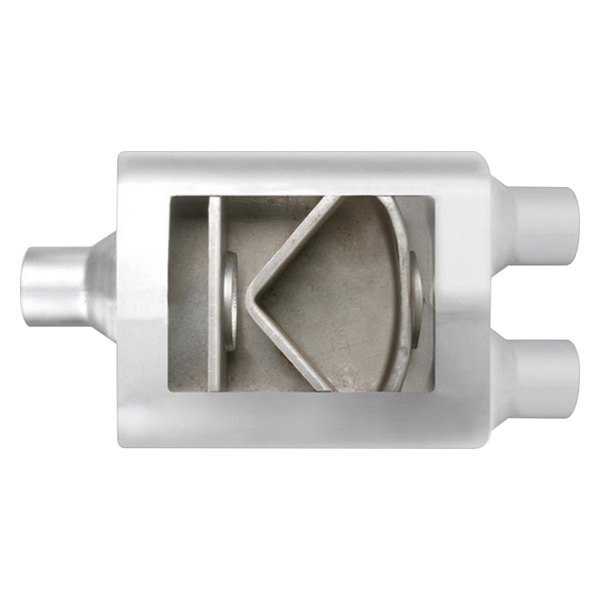 Different Trend® - Flowsound Series Stainless Steel Oval Gray Exhaust Muffler