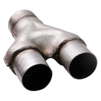 Different Trend® - Aluminized Natural Y-Pipe (3" Inlet, 3" Outlet, 10" Overall Length)
