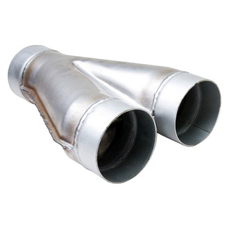 Different Trend® - Aluminized Natural Y-Pipe (4" Inlet, 4" Outlet, 13" Overall Length)