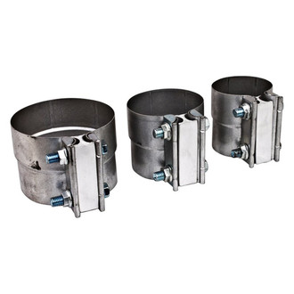 Different Trend® - Aluminized Steel Lap Joint Clamp (4" Inlet, 4" Outlet)
