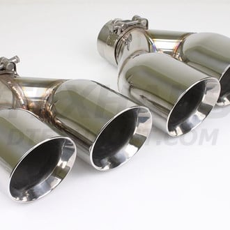 Different Trend® - Hi-Polished Series Round Dual Exhaust Tip