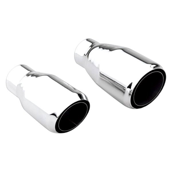 Different Trend® - Hi-Polished Series Stainless Steel Domed Double Layer Straight Cut Exhaust Tip