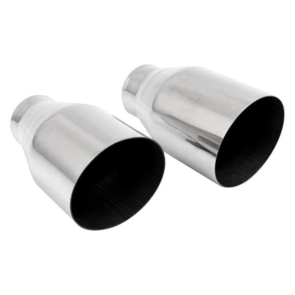 Different Trend® - Hi-Polished Series Stainless Steel Round Angle Cut Exhaust Tip