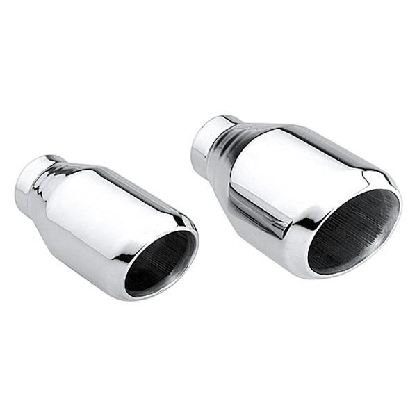 Different Trend® - Hi-Polished Series Stainless Steel Domed Angle Cut Double-Wall Exhaust Tip