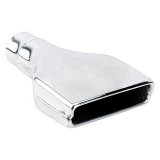 Different Trend® - Hi-Polished Series Stainless Steel Camaro Style Rectangular Straight Cut Exhaust Tip (2.25" Inlet, 10" Length)