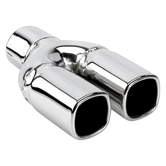 Different Trend® - Hi-Polished Series Stainless Steel Square Dual Exhaust Tip