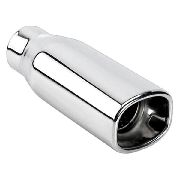 Different Trend® - Hi-Polished Series Stainless Steel Oval Resonated Straight Cut Exhaust Tip