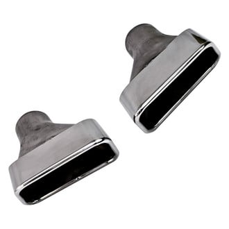 Different Trend® - Hi-Polished Series Stainless Steel Driver Side Rectangular Angle Cut Double-Wall Exhaust Tip (2.25" Inlet, 7.5" Length)