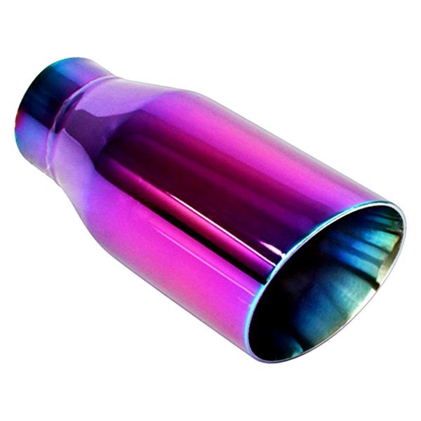 Different Trend® - Color Burned Series Round Angle Cut Double-Wall Exhaust Tip