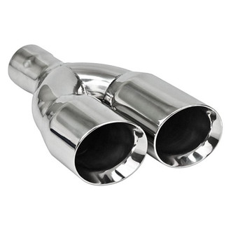 Different Trend® - Hi-Polished Series Stainless Steel Round Dual Exhaust Tip