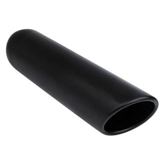 Different Trend® - Black Powder Coated Series Round Rolled Edge Exhaust Tip