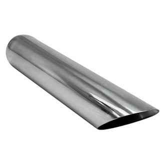 Different Trend® - Texas Series Round Angle Cut Exhaust Tip (2.25" Inlet, 3.5" Outlet, 18" Length)