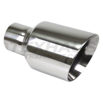 Different Trend® DT-25113E - Hi-Polished Series Stainless Steel Round Slant  Cut Double-Wall Exhaust Tip (2.5