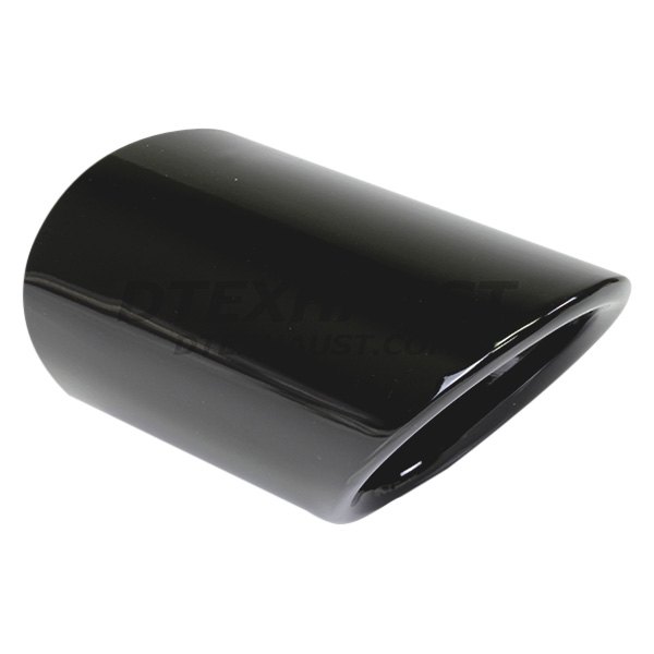 Different Trend® - Hi-Polished Series Stainless Steel Round Rolled Edge Angle Cut Double-Wall Exhaust Tip