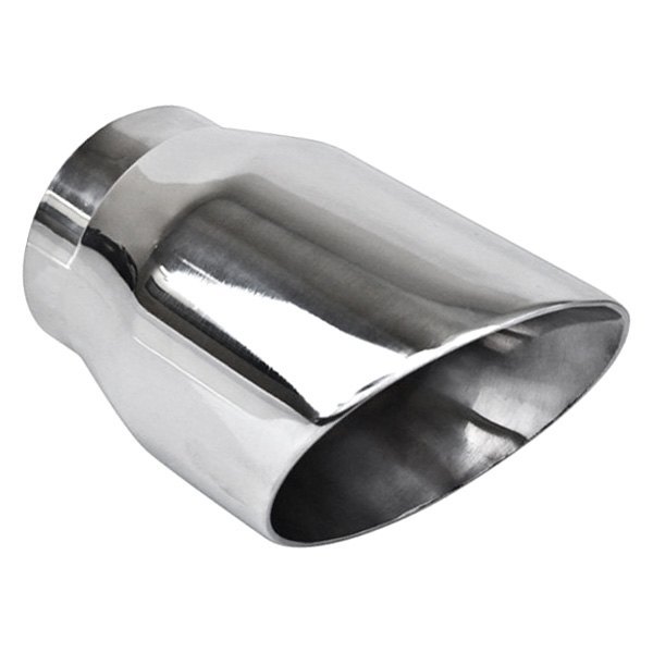 Stainless Steel Exhaust Tips 3" x 4" x 12" Bevel Angle Double Wall IAD4123S 2