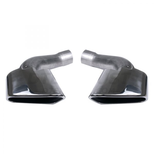 Different Trend® - Hi-Polished Series Passenger Side Stainless Steel Rectangular Angle Cut Exhaust Tip