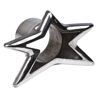 Different Trend® - Hi-Polished Series Stainless Steel 5 Point Star Exhaust Tip (2.25" Inlet, 3.5" Length)