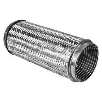 Different Trend® - Stainless Steel Interlock Flexible Pipe (3.50" Inlet, 3.50" Outlet, 8" Overall Length)