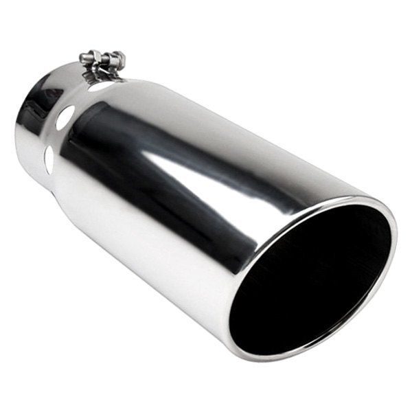 Different Trend® - Diesel Series Round Intercooler Rolled Edge Angle Cut Exhaust Tip