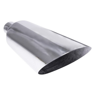 Different Trend® - Diesel Series Round Angle Cut Exhaust Tip (2.5" Inlet, 5" Outlet, 18" Length)